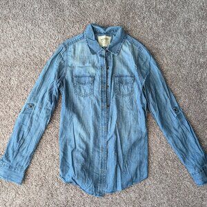 Chambray Button Down Shirt
